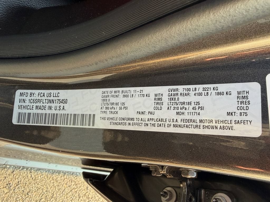 2022 RAM 1500 Rebel Crew Cab 4x4 5'7" Box