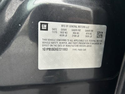 2016 Chevrolet Cruze Limited LS