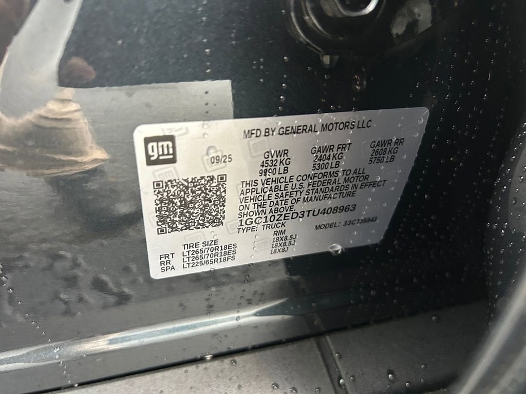 2026 Chevrolet Silverado EV LT - Extended Range