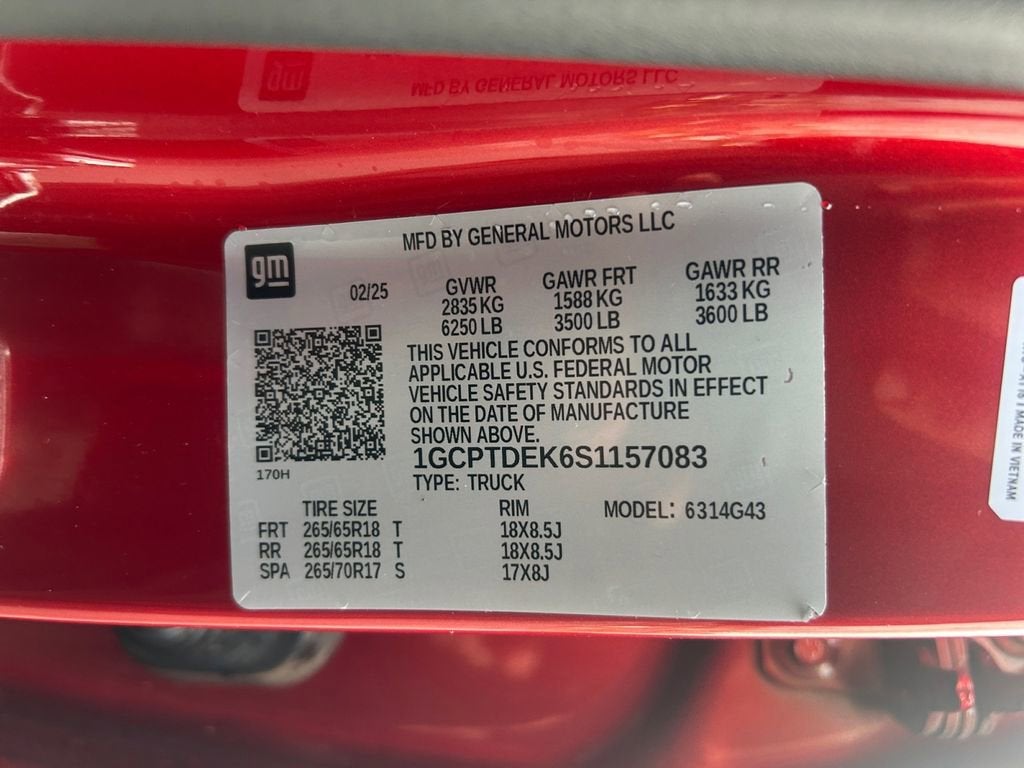 2025 Chevrolet Colorado Z71