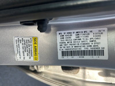 2015 Honda ACCORD EXL