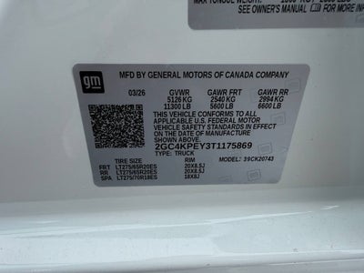 2026 Chevrolet Silverado 2500 HD LTZ