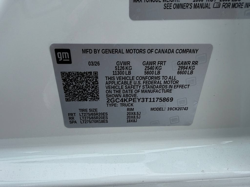 2026 Chevrolet Silverado 2500 HD LTZ