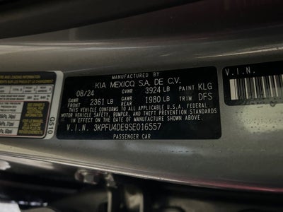 2025 Kia K4 EX