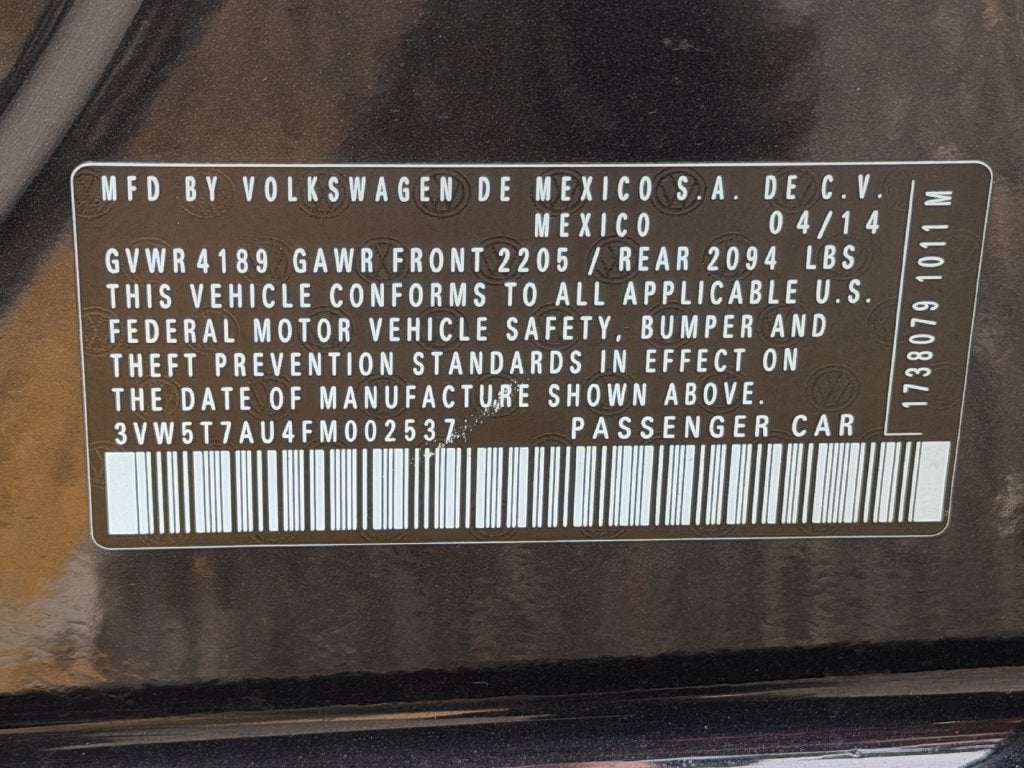 2015 Volkswagen Golf GTI 2.0T SE 4-Door