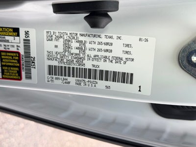 2026 Toyota Tundra 4WD 1794 Edition Hybrid
