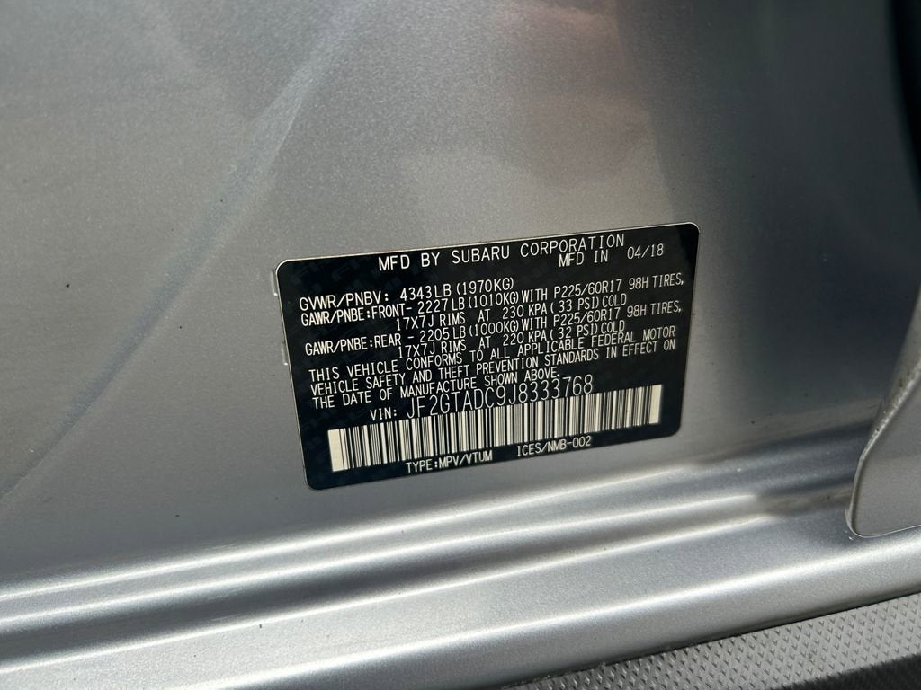 2018 Subaru Crosstrek Premium