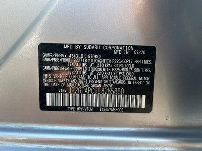 2020 Subaru Crosstrek Premium