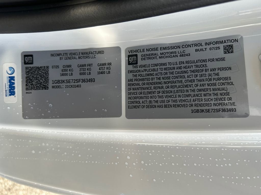 2025 Chevrolet Silverado 3500 HD Chassis Cab Work Truck