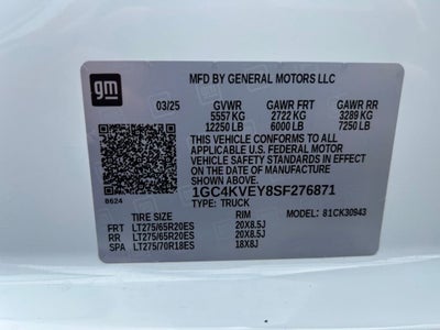 2025 Chevrolet Silverado 3500 HD High Country