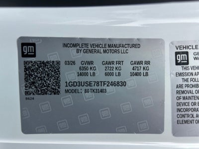 2026 GMC Sierra 3500 HD Chassis Cab Pro