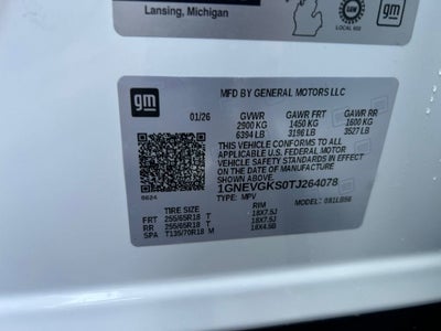 2026 Chevrolet Traverse LT