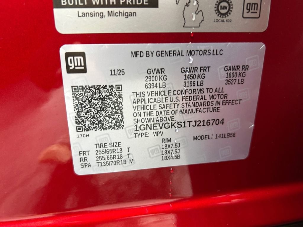 2026 Chevrolet Traverse LT