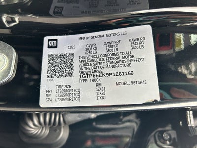 2023 GMC Canyon AT4X