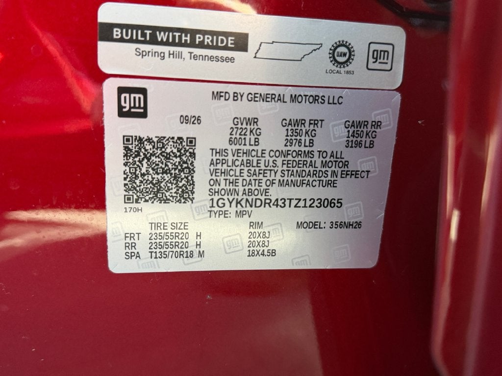 2026 Cadillac XT5 Premium Luxury
