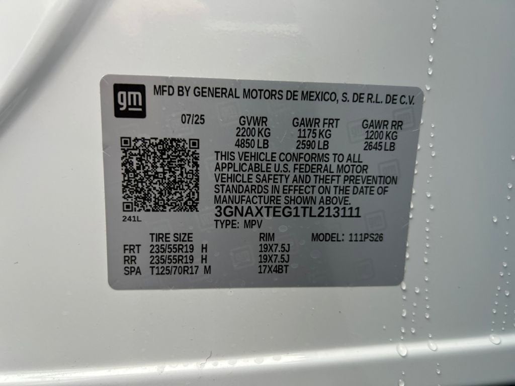 2026 Chevrolet Equinox RS