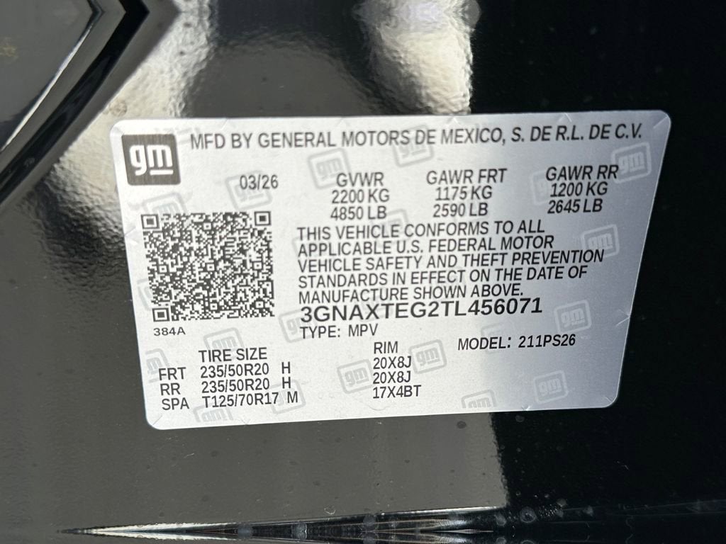 2026 Chevrolet Equinox RS