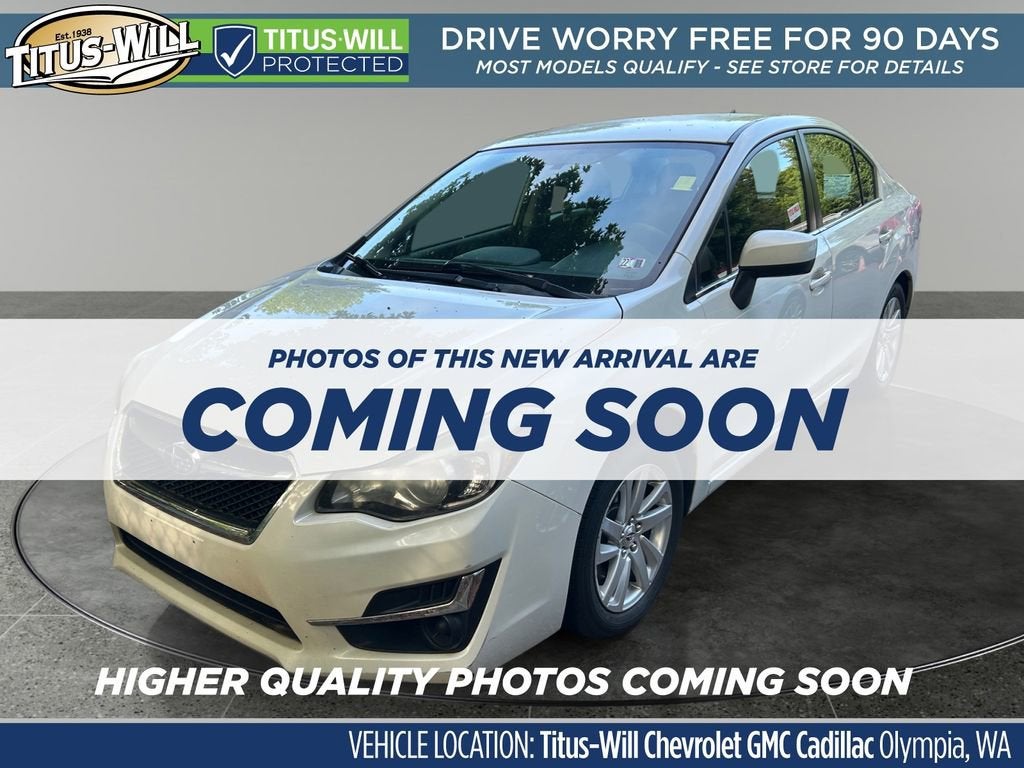 2015 Subaru Impreza Sedan Premium