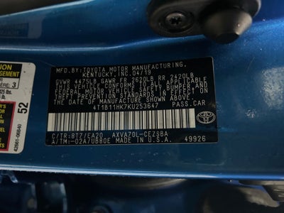 2019 Toyota Camry SE