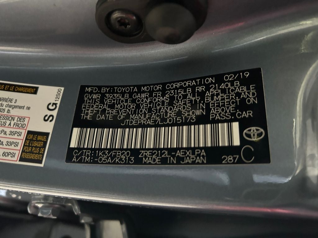 2020 Toyota Corolla LE