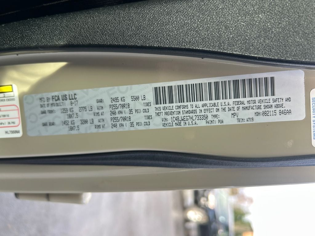 2017 Jeep Wrangler Unlimited Sahara