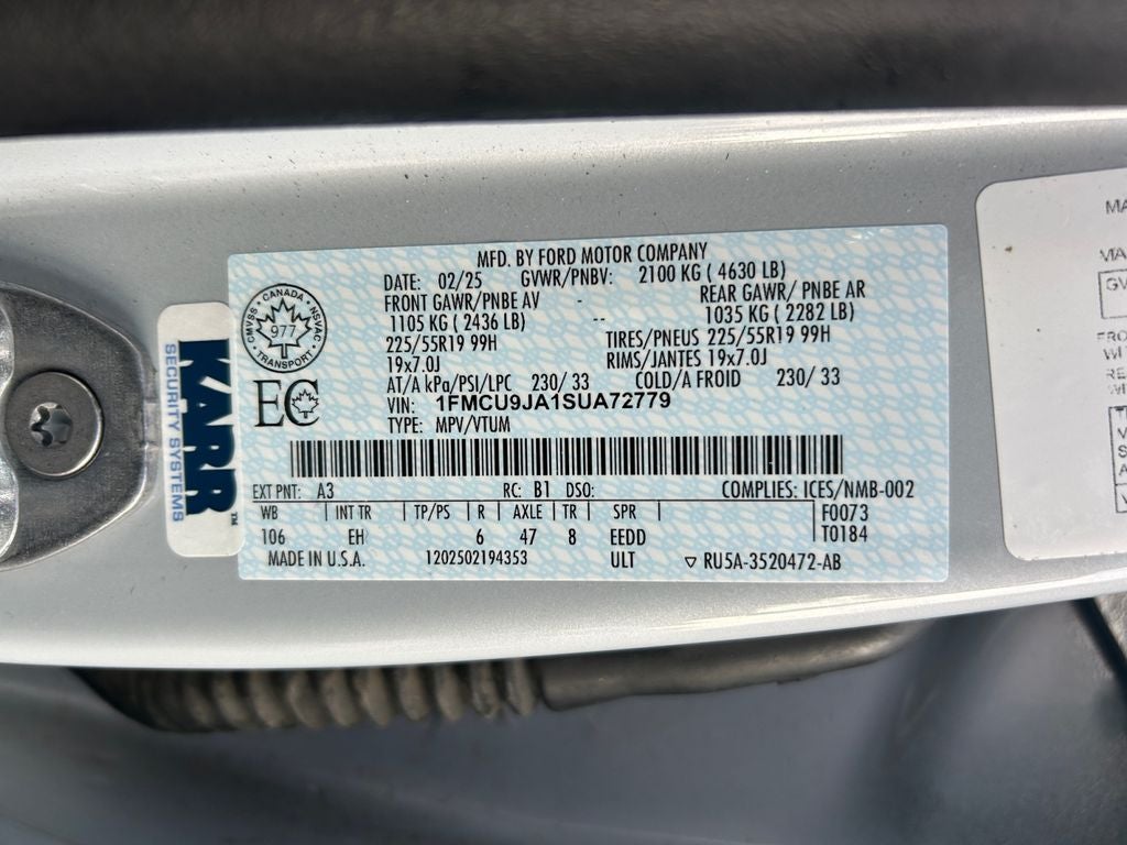 2025 Ford Escape Platinum