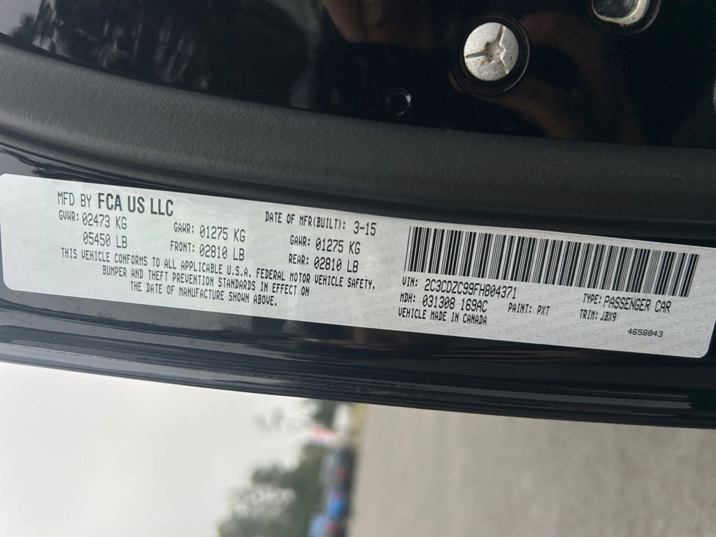 2015 Dodge Challenger SRT Hellcat