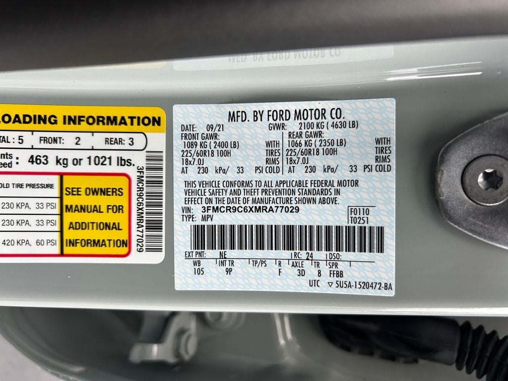 2021 Ford Bronco Sport Outer Banks