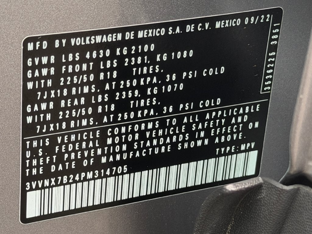 2023 Volkswagen Taos 1.5T SE