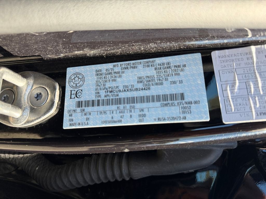 2025 Ford Escape Platinum