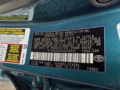 2025 Toyota Camry XLE
