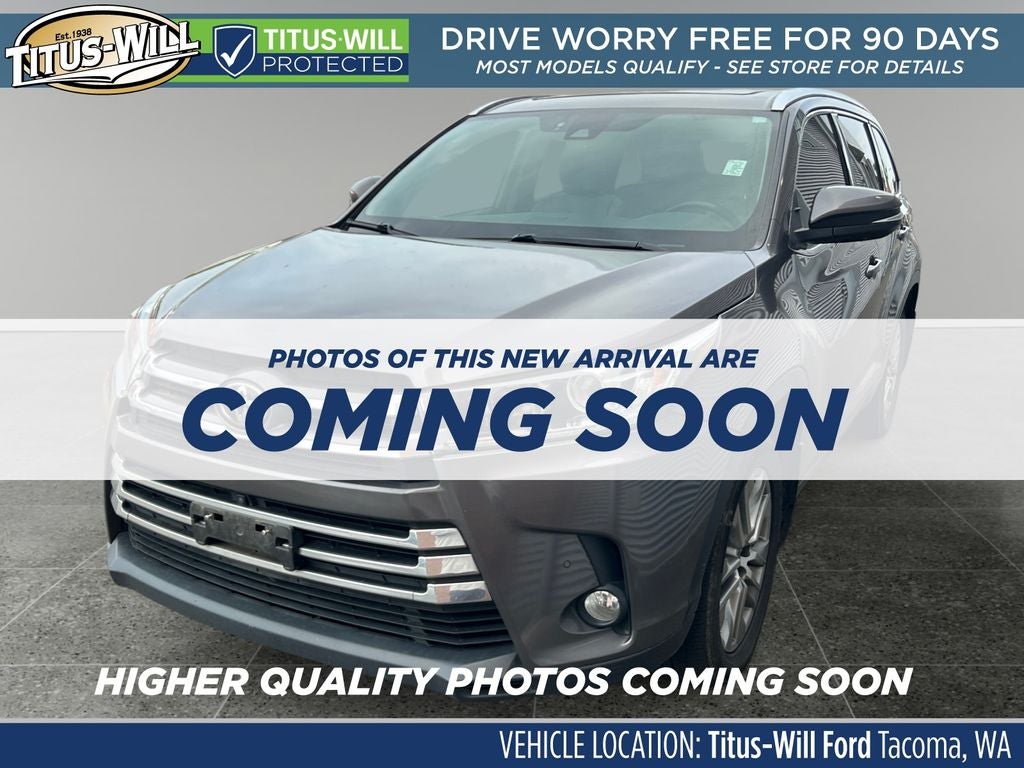 2018 Toyota Highlander Limited Platinum