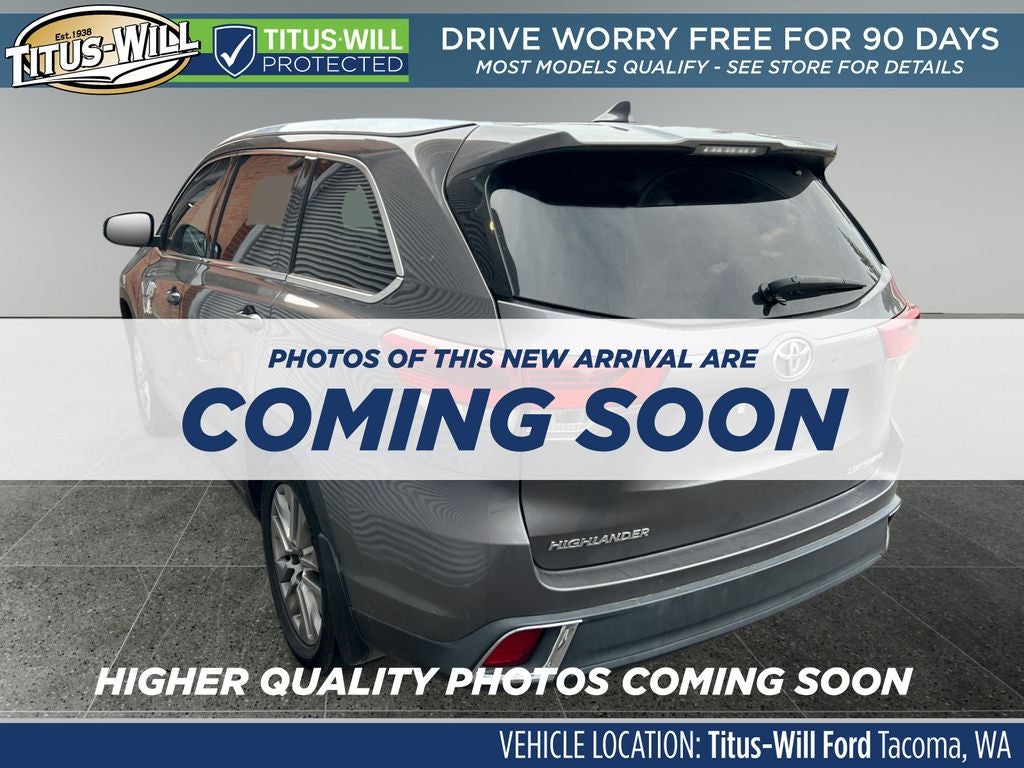 2018 Toyota Highlander Limited Platinum