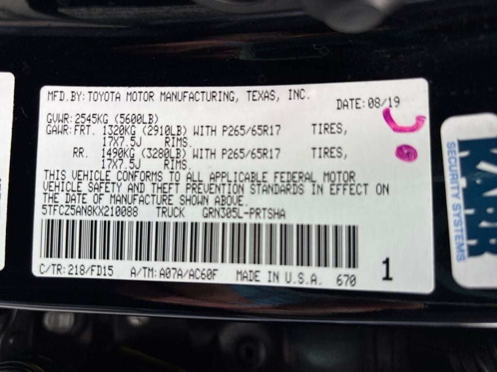 2019 Toyota Tacoma TRD Sport V6