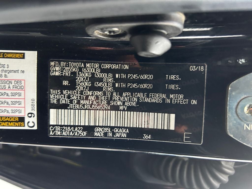 2018 Toyota 4Runner Limited