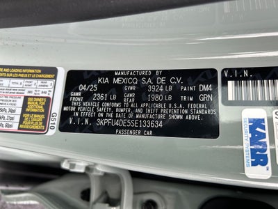 2025 Kia K4 EX