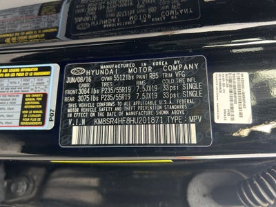 2017 Hyundai Santa Fe Limited Ultimate