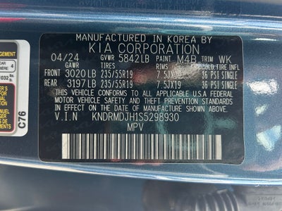 2025 Kia Sorento Plug-In Hybrid SX Prestige