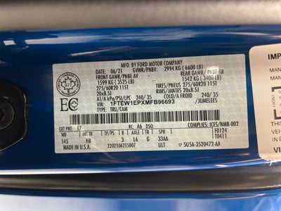 2021 Ford F-150 Lariat LIFTED