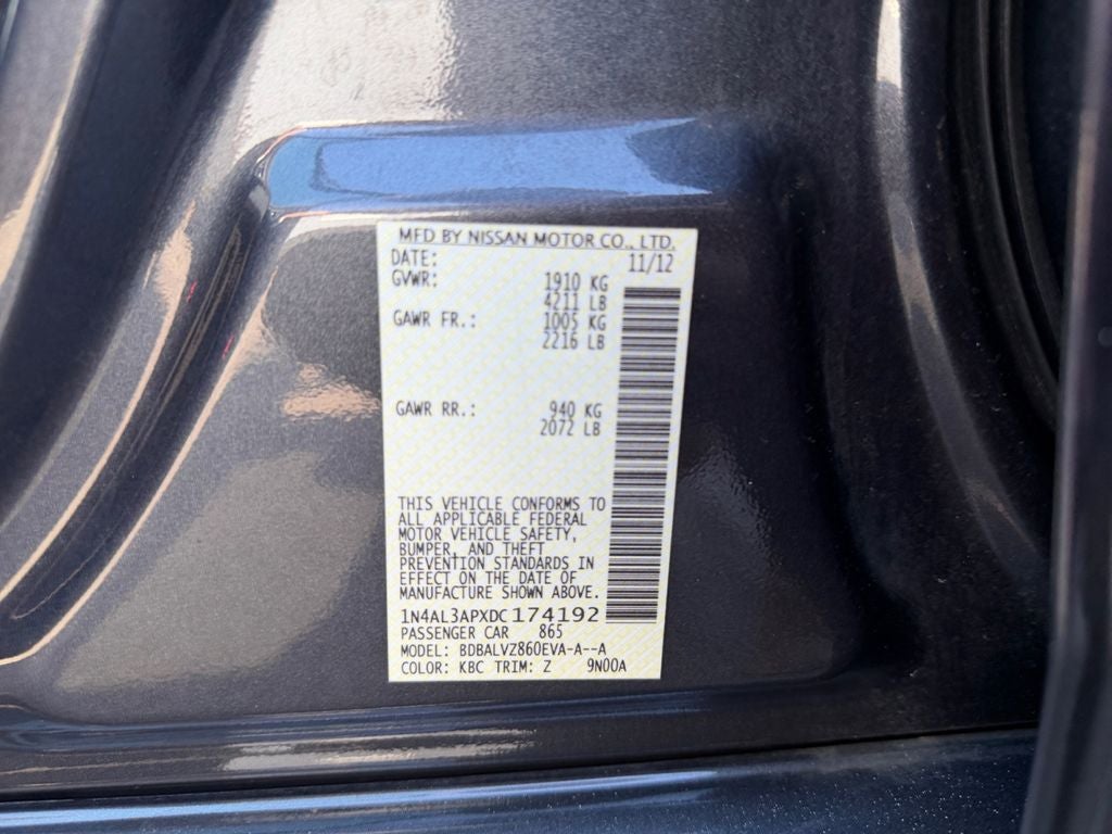 2013 Nissan Altima 2.5 SL