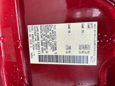 2022 Nissan Altima 2.5 SR AWD