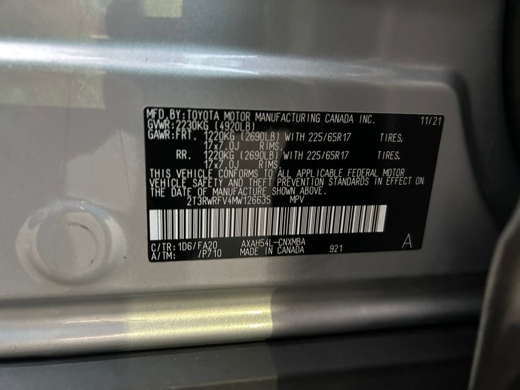 2021 Toyota RAV4 Hybrid XLE