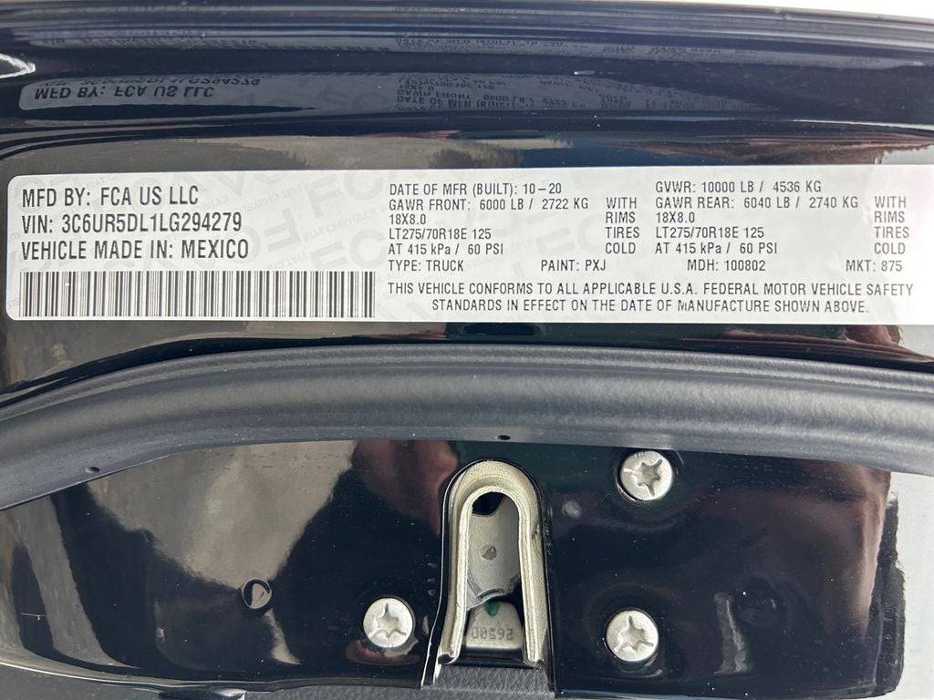 2020 RAM 2500 Big Horn