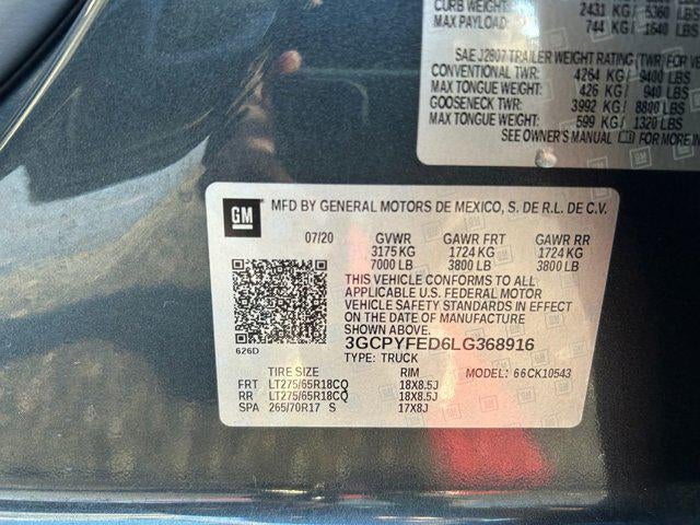 2020 Chevrolet Silverado LT Trail Boss