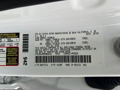 2024 Toyota TACOMA TRD SPORT TRD Sport