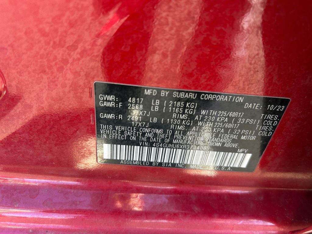 2024 Subaru Crosstrek Wilderness