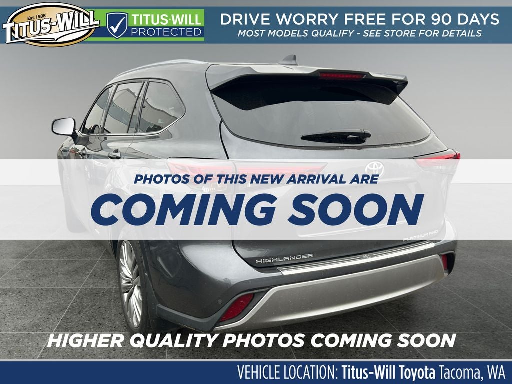 2023 Toyota HIGHLANDER Platinum 1 OWNER