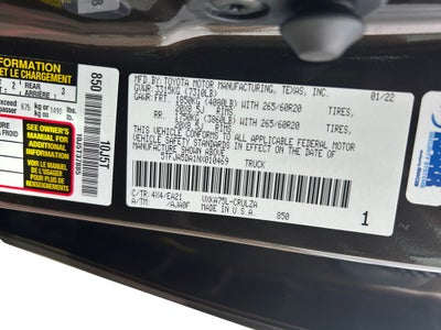 2022 Toyota TUNDRA 4X4 Limited