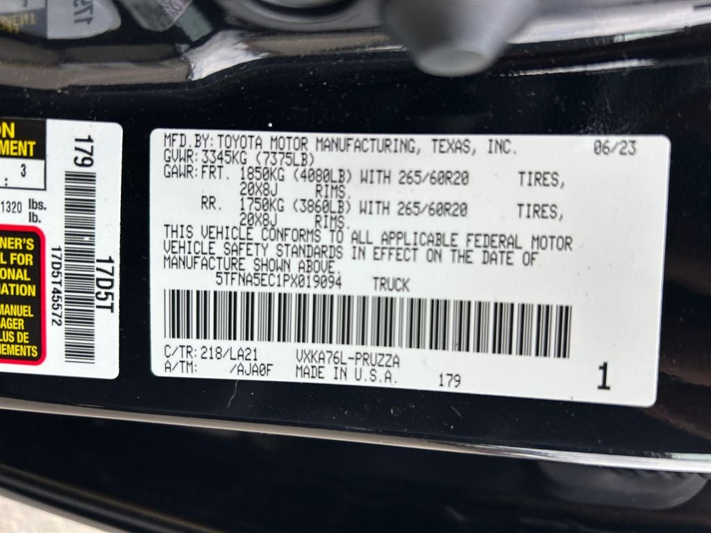 2023 Toyota TUNDRA 4X4 Platinum