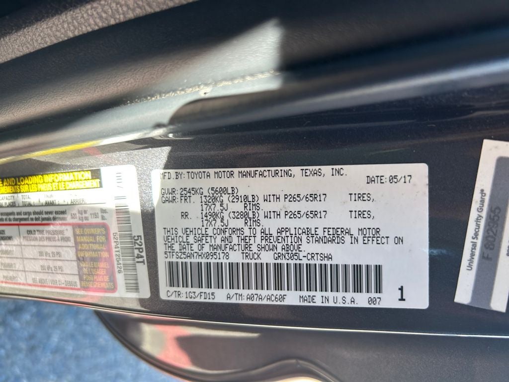 2017 Toyota TACOMA TRD SPORT TRD Sport